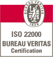国際規格の「食品安全マネジメントシステム」ISO22000の認証を取得しています